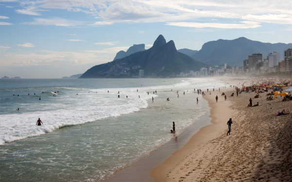 ipanema beach Rio Brazil
