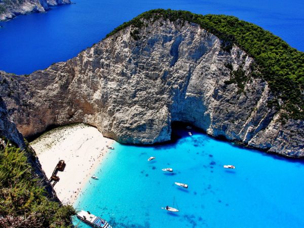 Ionian islands boats