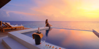 The Cheapest Maldives Resorts Feature Sunset water suite lily beach